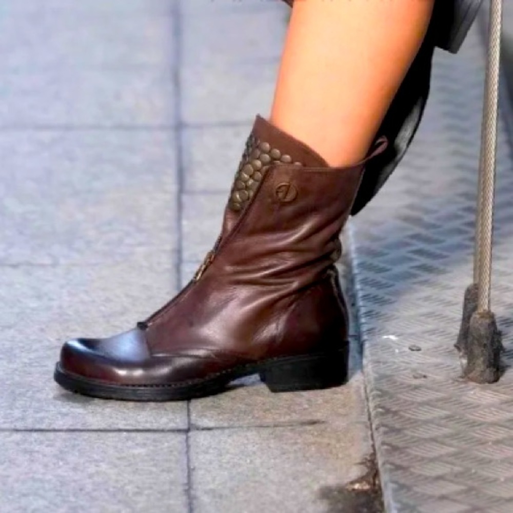 Eccellenza Donna Roma Chocolate Brown Leather Boots